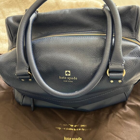 Kate Spade Hand Bag:  Shelby Grant Park in Dark Lapis - Picture 4 of 8